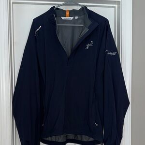 Peter Millar packable pullover rain jacket